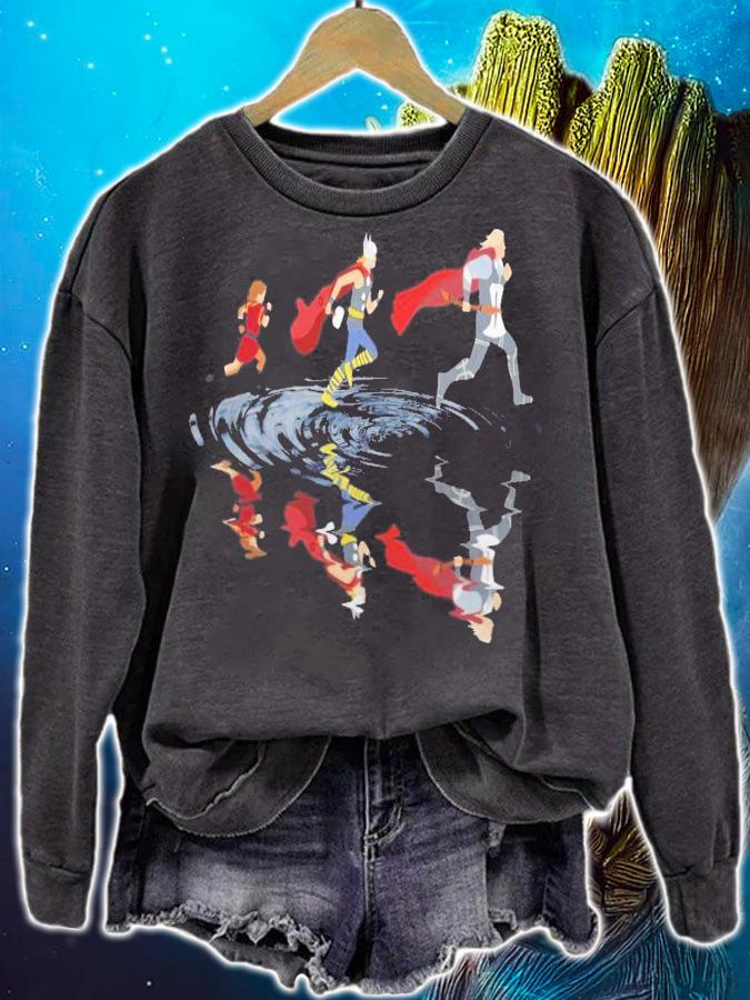 Reflection Water Mirror Thor Love And Thunder 4 Running t-shirt sweatshirt