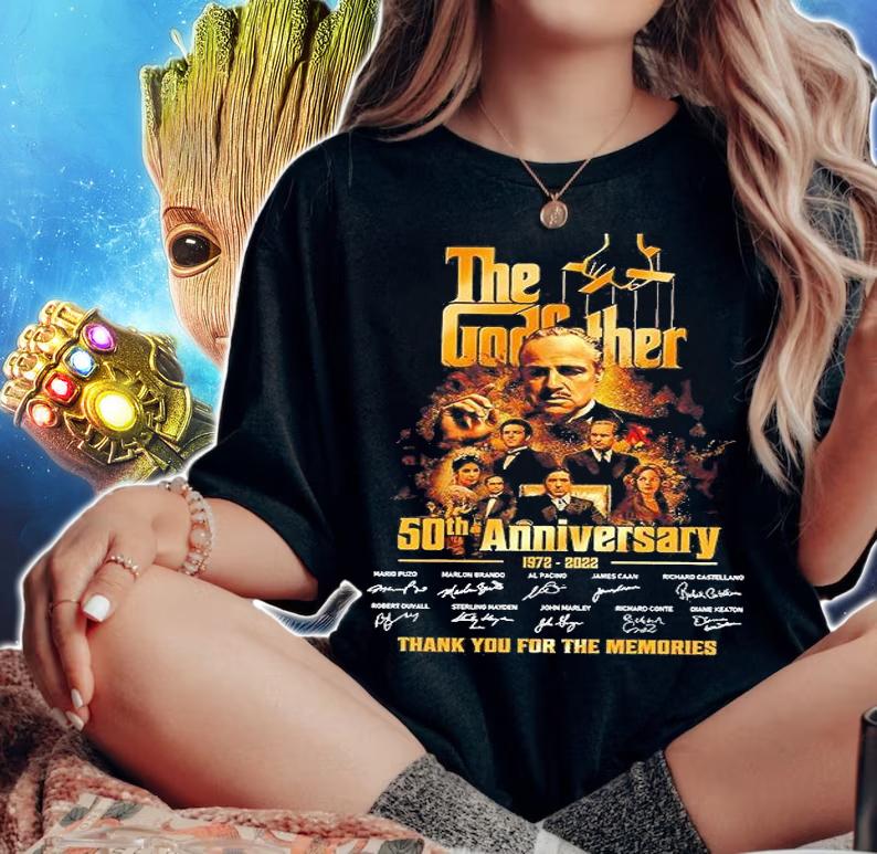 The Godfather 50th Anniversary 1972 2022 T-Shirt t-shirt woman shirt