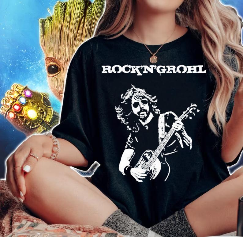 The Rock And Grohl Factory Concert Van Tour T-Shirt t-shirt woman shirt