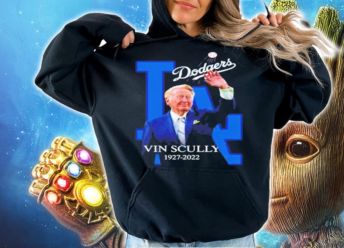 Vin Scully 1927-2022 Forever The Voice Of The Dodgers Shirt t-shirt hoodie