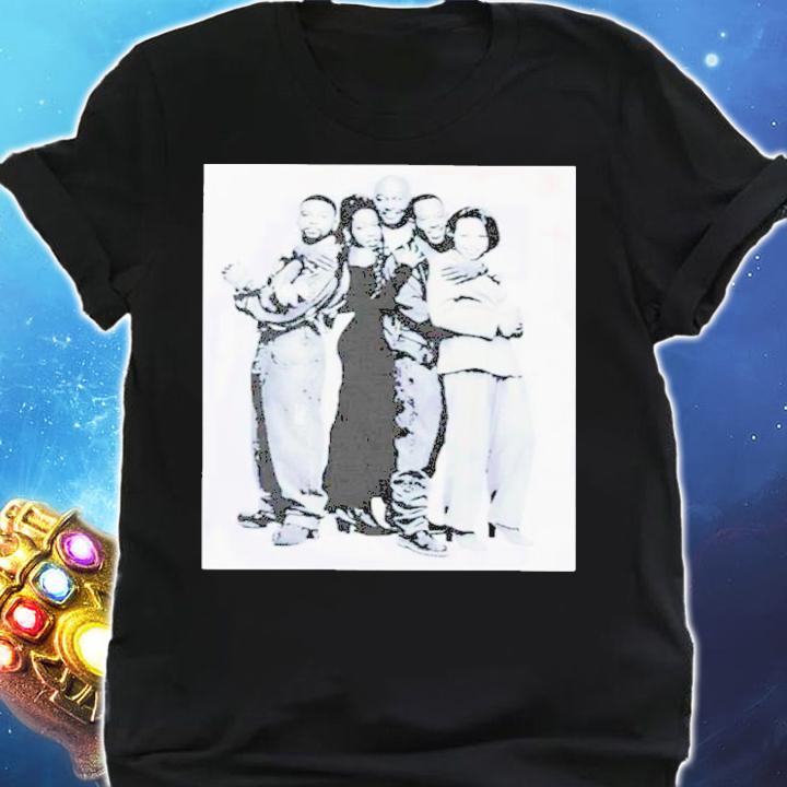 1993 Press Photo Carl Payne Tichina Arnold And Tommy Ford On Martin Shirt t-shirt shirt