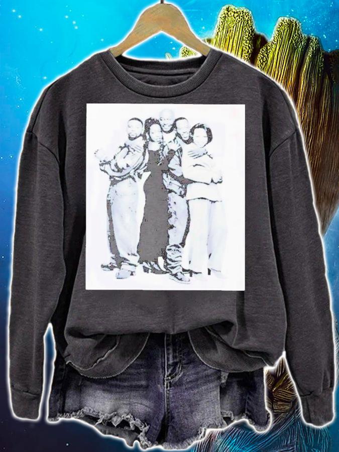 1993 Press Photo Carl Payne Tichina Arnold And Tommy Ford On Martin Shirt t-shirt sweatshirt