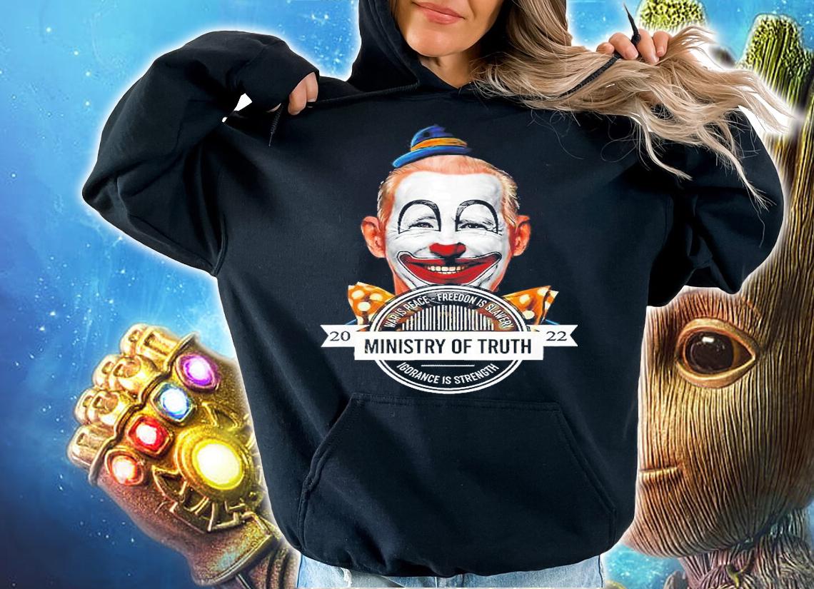 2022 Ministry Of Truth Igorance Is Strength Biden T-Shirt t-shirt hoodie
