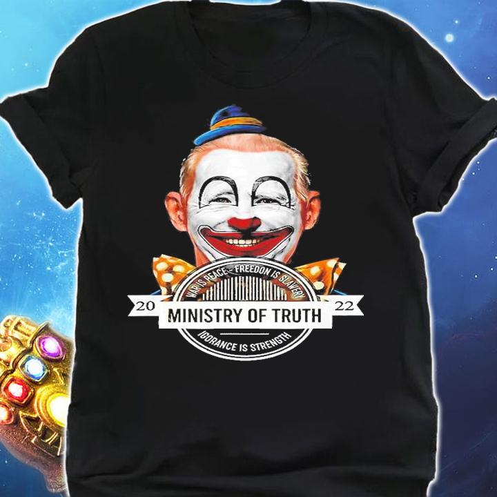 2022 Ministry Of Truth Igorance Is Strength Biden T-Shirt t-shirt shirt