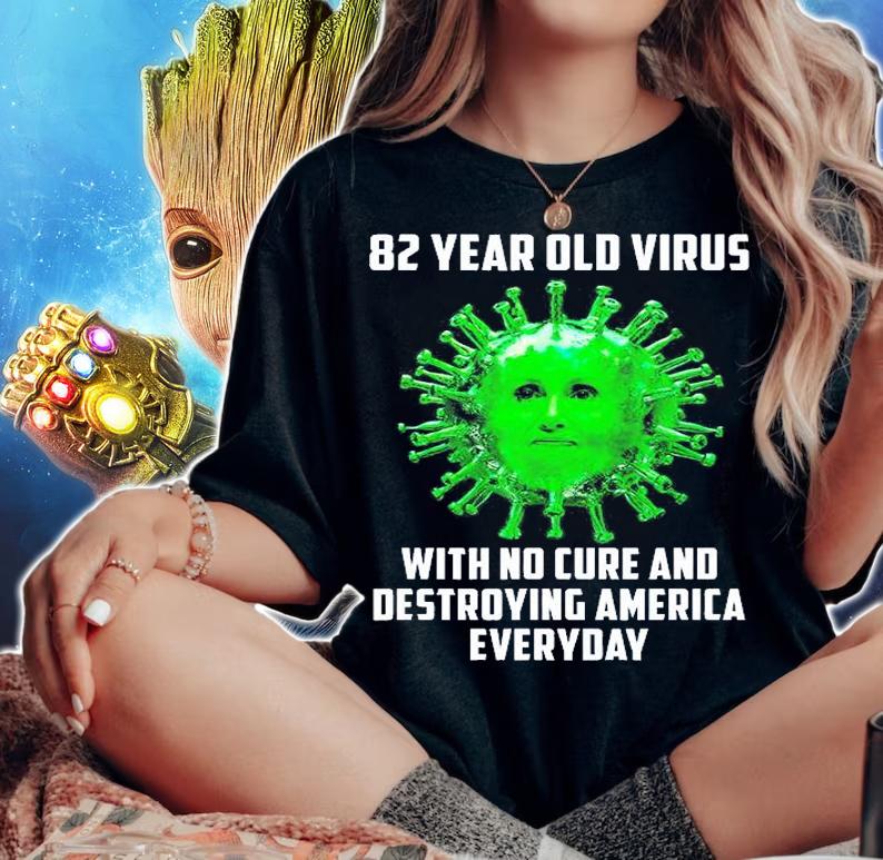 82 Year Old Virus With No Cure Destroying America Everyday T-Shirt t-shirt woman shirt