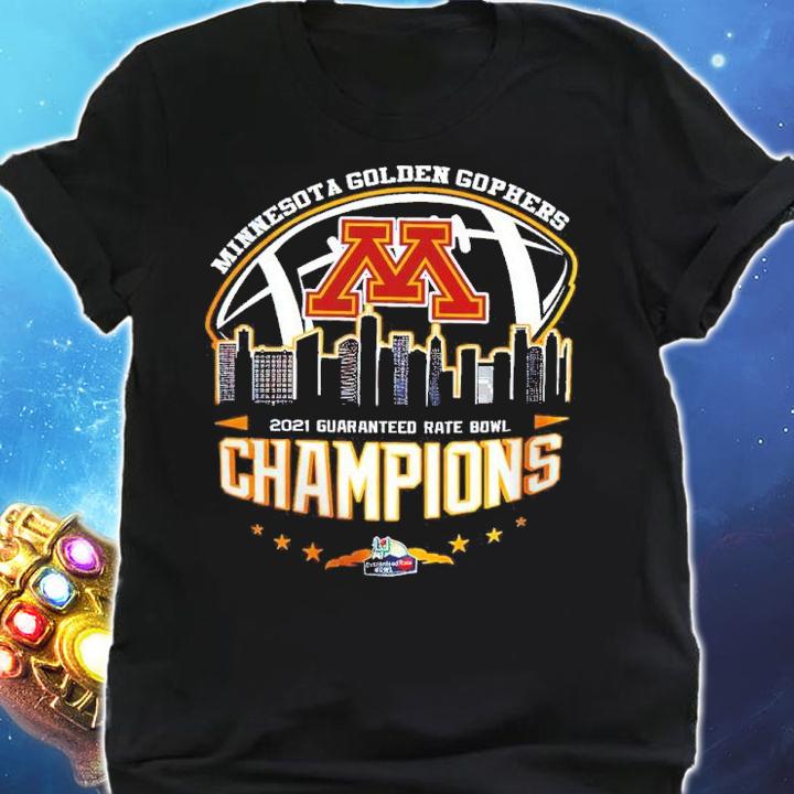 2021 Guaranteed Rate Bowl Champions NCAA Grap Minnesota Golden Gophers shirt t-shirt shirt