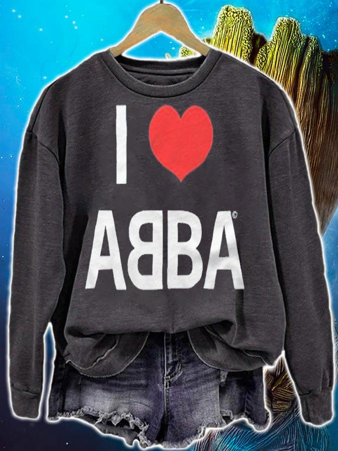 Abba I Love Abba T-shirt t-shirt sweatshirt