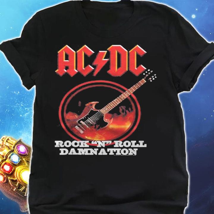 Acdc  Rock N Roll Damnation T-shirt t-shirt shirt