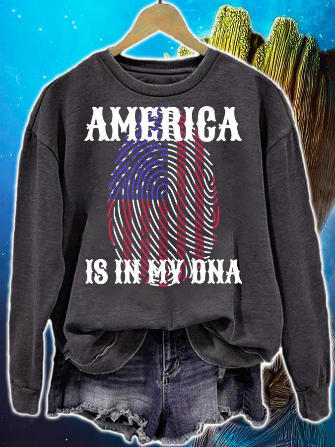 America Is In My DNA USA T-Shirt t-shirt sweatshirt