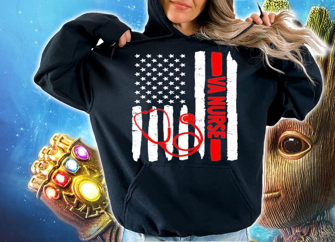 American Va Nurse Stethoscope Cool Black History Month Gift Pullover T-Shirt t-shirt hoodie