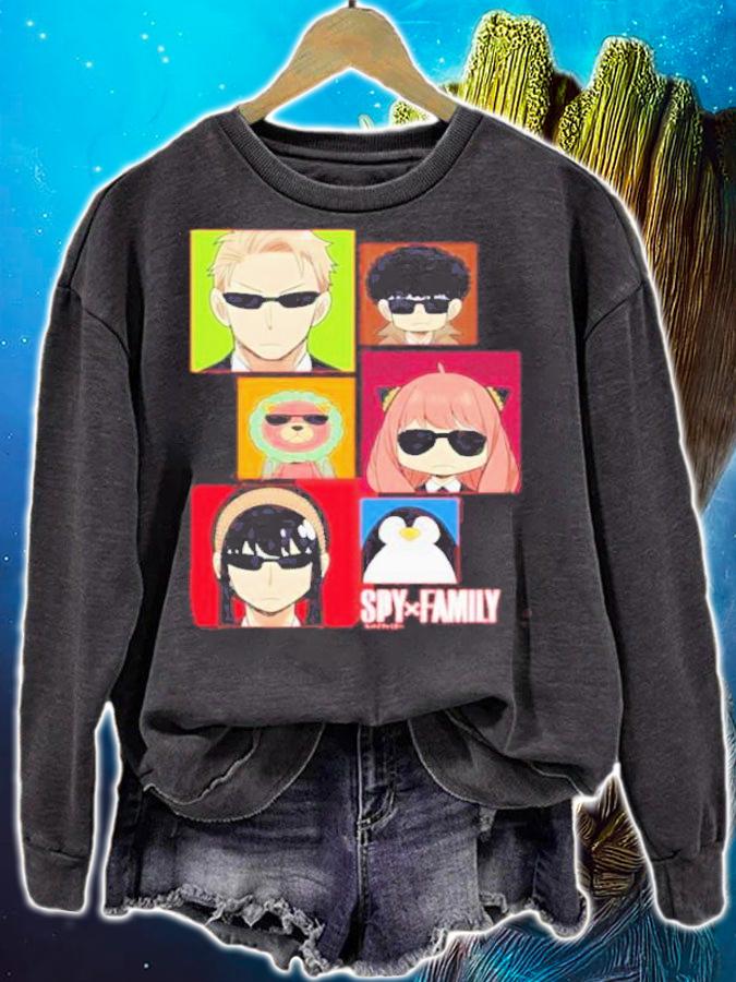 Anime Spy X Family Sunglasses Shirt t-shirt sweatshirt