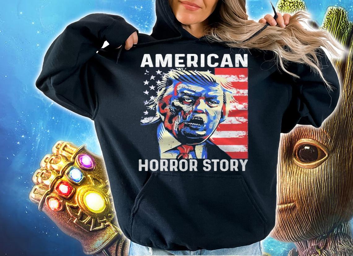 Anti Trump Horror American Story Zombie Trump Halloween Gift t-shirt hoodie