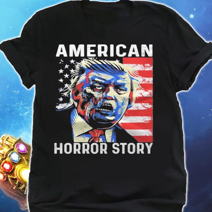 Anti Trump Horror American Story Zombie Trump Halloween Gift t-shirt shirt