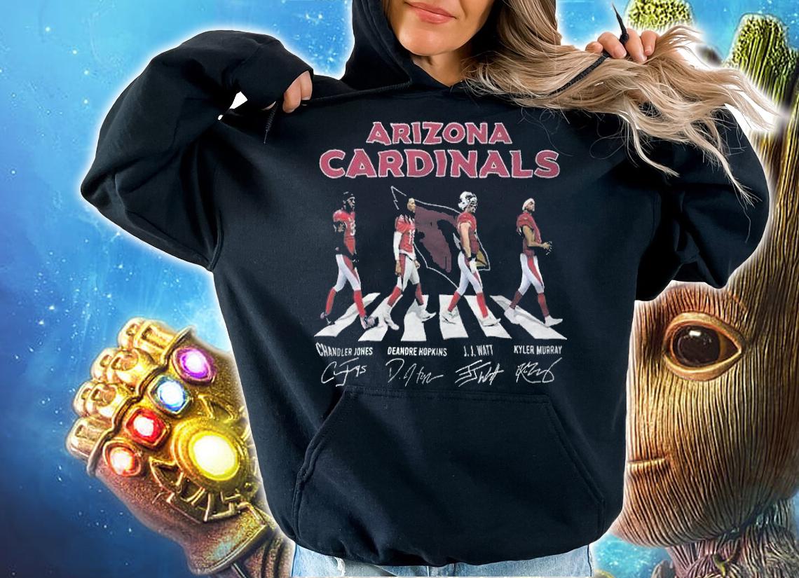 Arizona Cardinals Abbey Road signatures shirt t-shirt hoodie