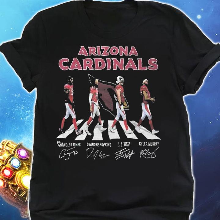 Arizona Cardinals Abbey Road signatures shirt t-shirt shirt