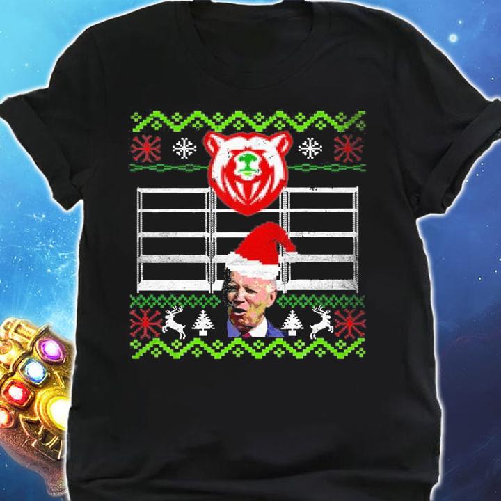 Bare Shelves Biden Meme Ugly Christmas Sweater T-Shirt t-shirt shirt
