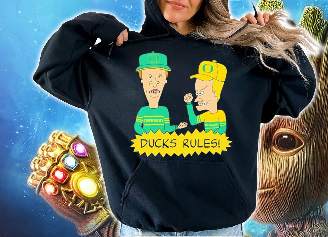 Beavis and Butt-Head Oregon Ducks Rules NCAA T-Shirt t-shirt hoodie