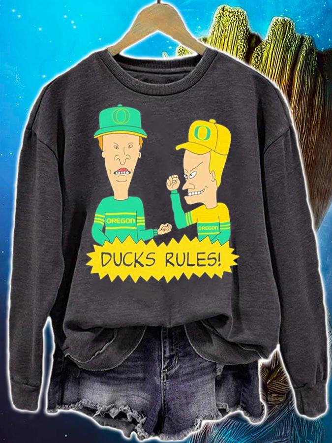 Beavis and Butt-Head Oregon Ducks Rules NCAA T-Shirt t-shirt sweatshirt