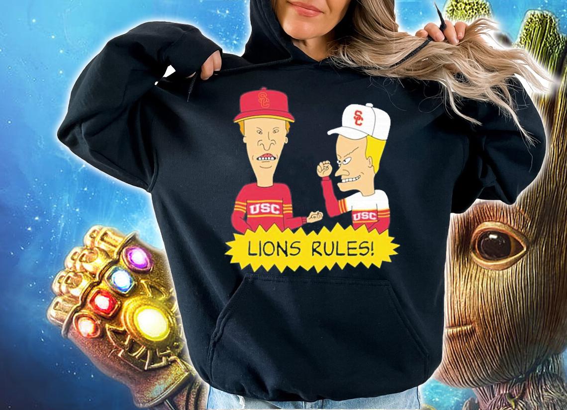 Beavis and Butt-Head USC Trojans Rules NCAA T-Shirt t-shirt hoodie