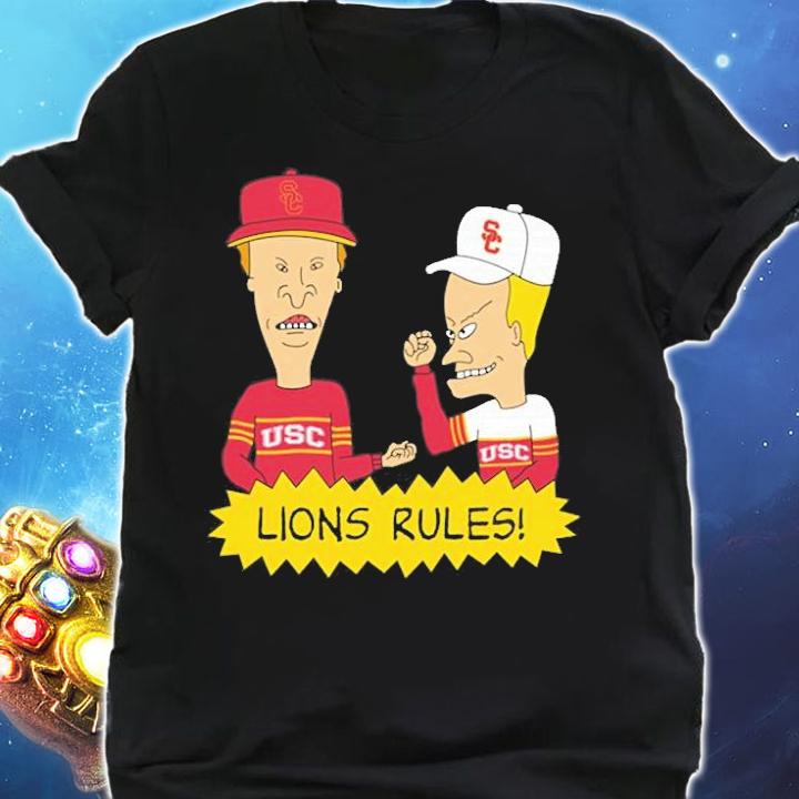 Beavis and Butt-Head USC Trojans Rules NCAA T-Shirt t-shirt shirt