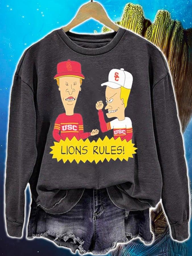 Beavis and Butt-Head USC Trojans Rules NCAA T-Shirt t-shirt sweatshirt