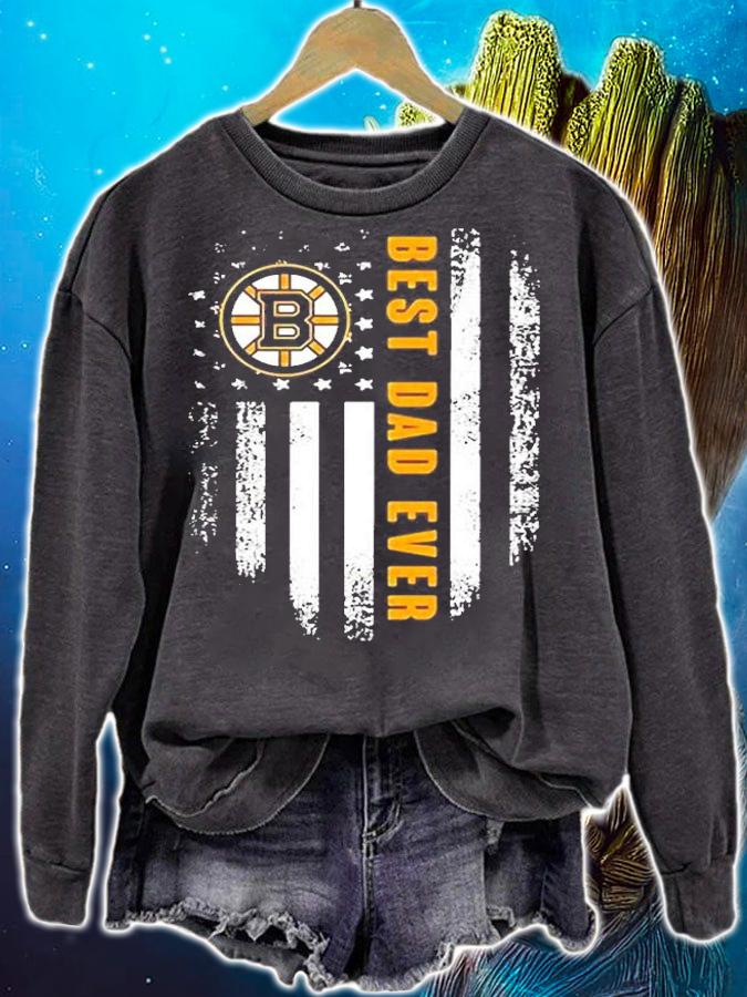 Best Boston Bruins Dad Ever T-Shirt t-shirt sweatshirt
