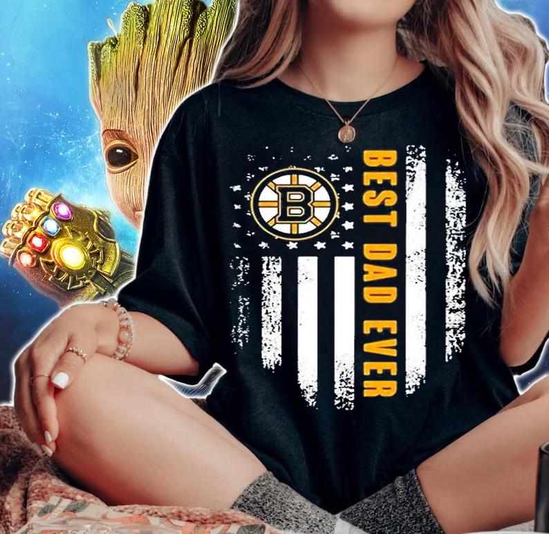 Best Boston Bruins Dad Ever T-Shirt t-shirt woman shirt