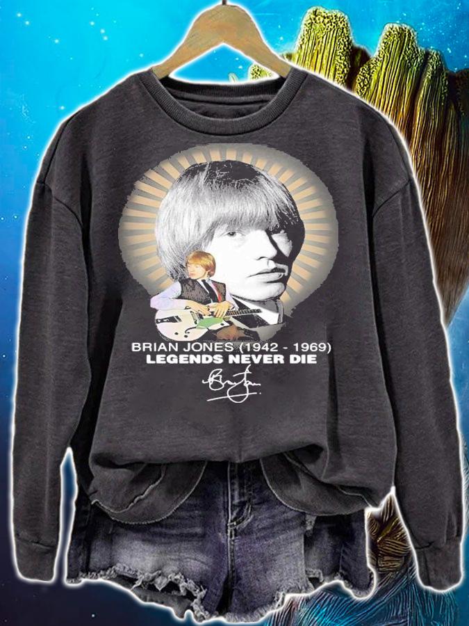 Brian Jones 1942-1969 legends never die signature shirt t-shirt sweatshirt