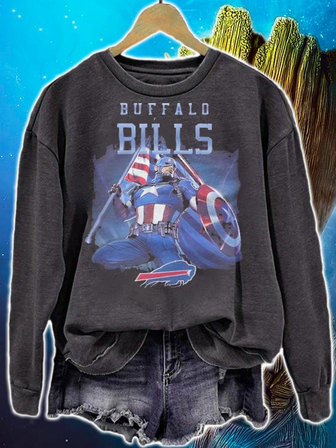 Buffalo Bills Chris Evans Captain America T-shirt t-shirt sweatshirt