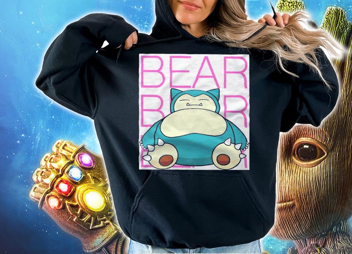 Pokemon Snorlax Bear Bear Bear Shirt t-shirt hoodie