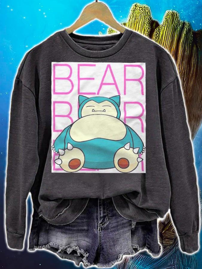 Pokemon Snorlax Bear Bear Bear Shirt t-shirt sweatshirt