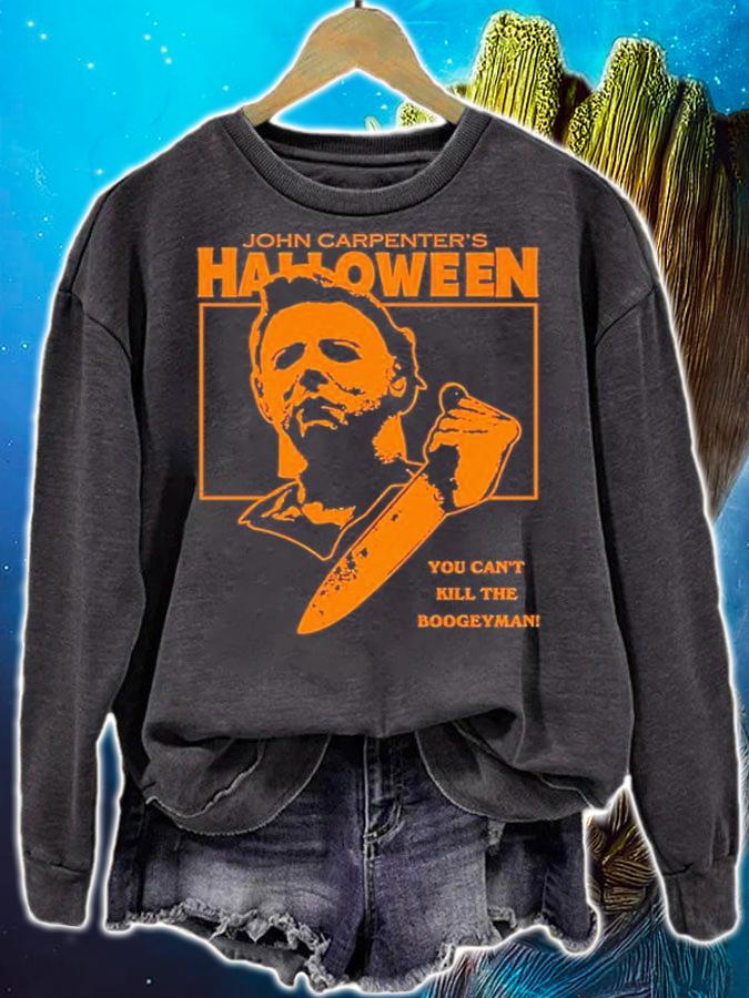 John Carpenter's Halloween you can't kill the boogeyman shirt t-shirt sweatshirt