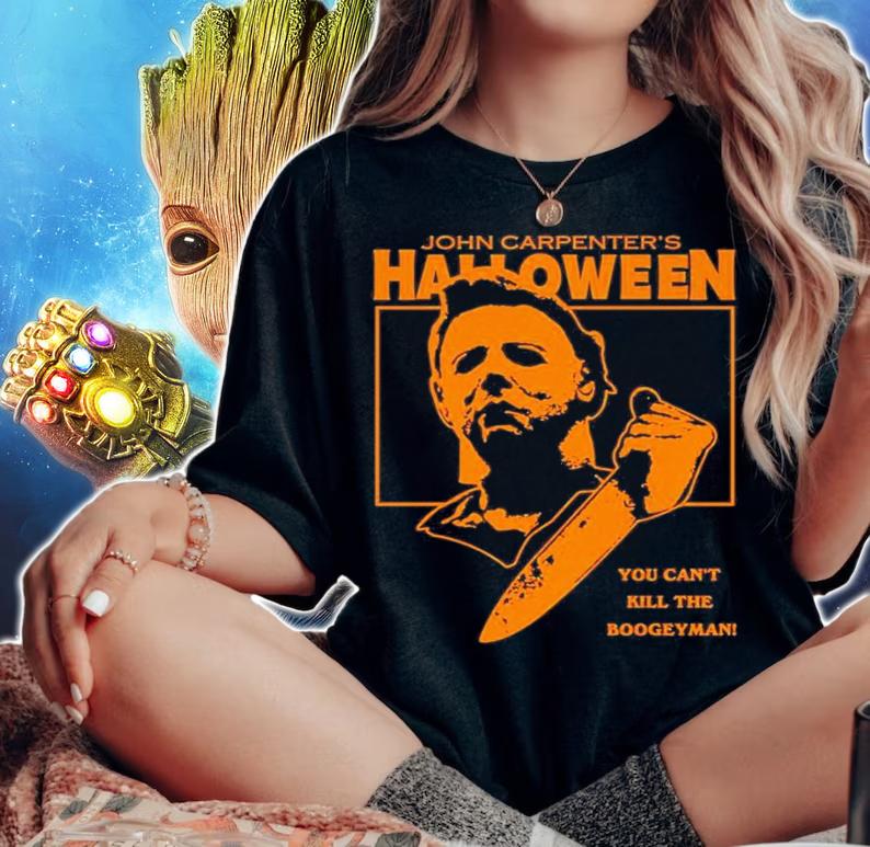 John Carpenter's Halloween you can't kill the boogeyman shirt t-shirt woman shirt