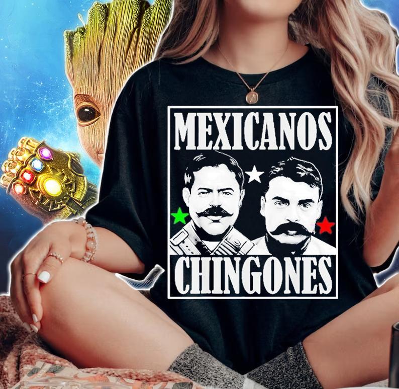 Mexicanos Chingones Graphic T-Shirt t-shirt woman shirt