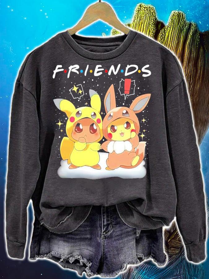 Pikachu and Eevee Friends shirt t-shirt sweatshirt
