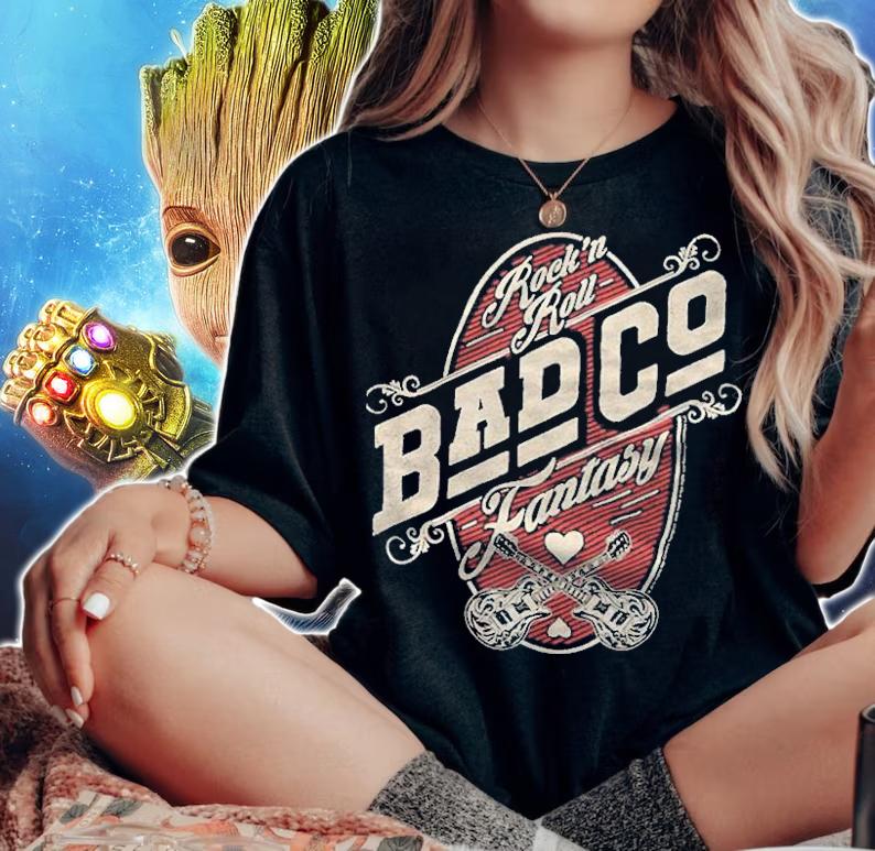 Rock 'N Roll Bad Co Fantasy logo T-shirt t-shirt woman shirt