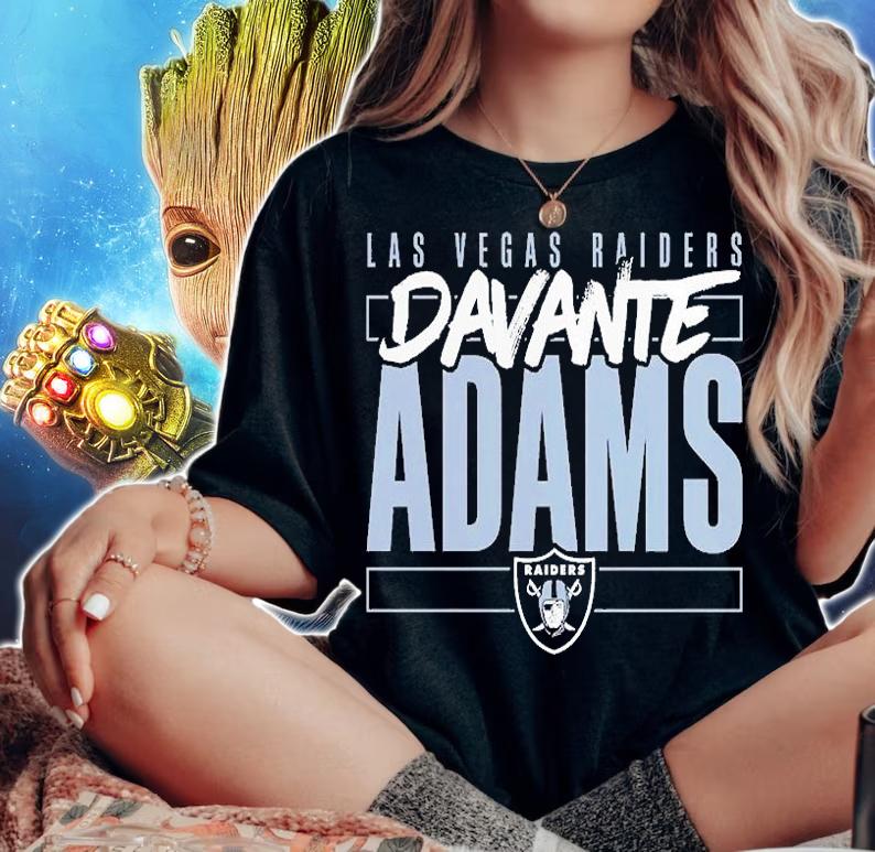 Davante Adams Las Vegas Raiders Hometown Stack T-Shirt t-shirt woman shirt