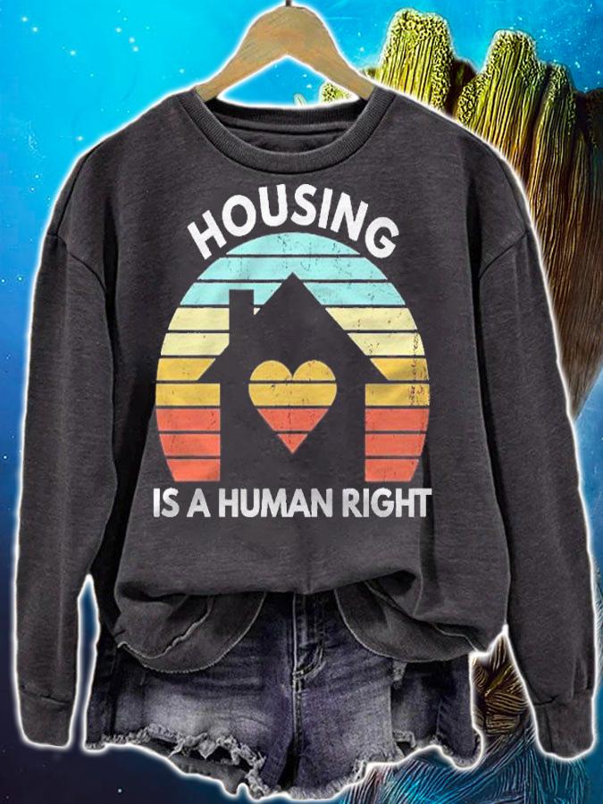 Fight Poverty Stop Rent Evictions Housing Is A Human Right Shirt t-shirt sweatshirt
