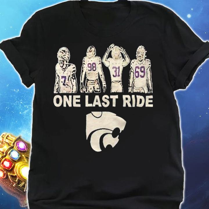 Kansas State football one last ride T-shirt t-shirt shirt