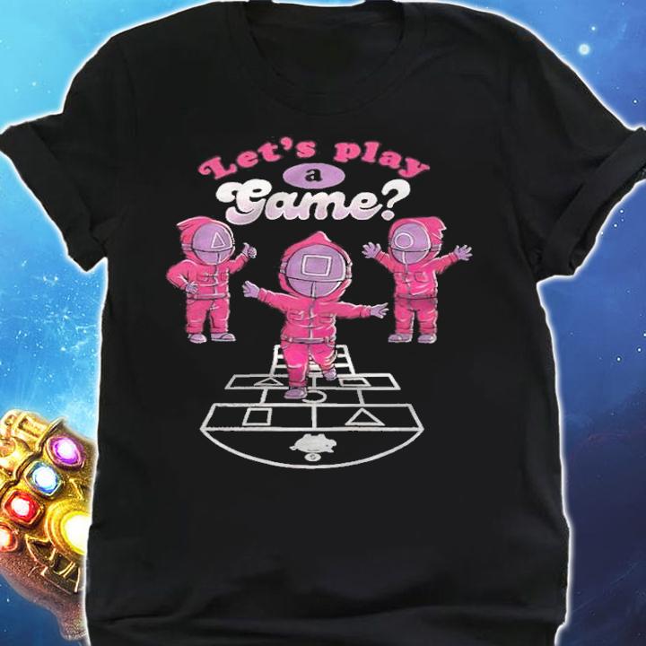 Let's Play A Game Cool Squid Game TV Show Shirt t-shirt shirt