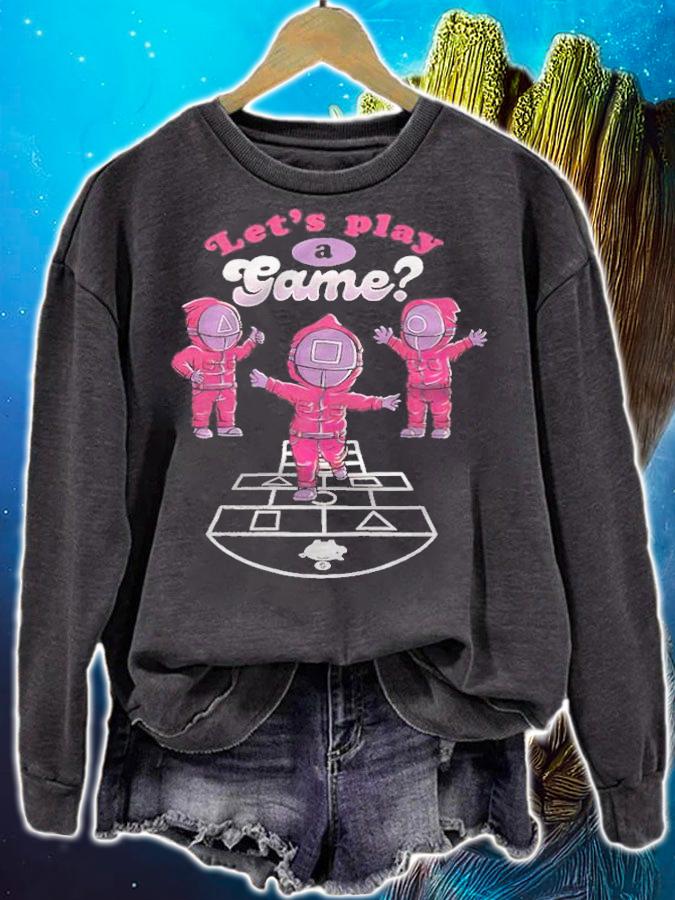 Let's Play A Game Cool Squid Game TV Show Shirt t-shirt sweatshirt