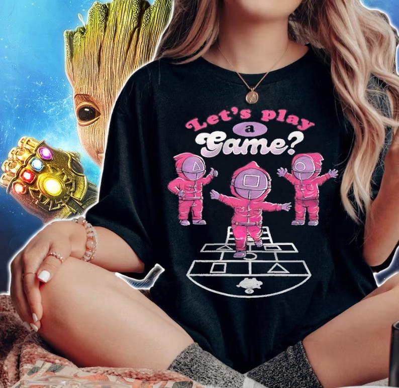 Let's Play A Game Cool Squid Game TV Show Shirt t-shirt woman shirt
