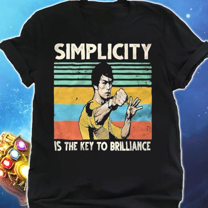Simplicity is the key to brilliance vintage shirt t-shirt shirt