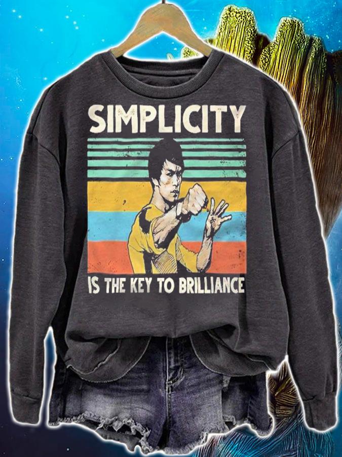 Simplicity is the key to brilliance vintage shirt t-shirt sweatshirt