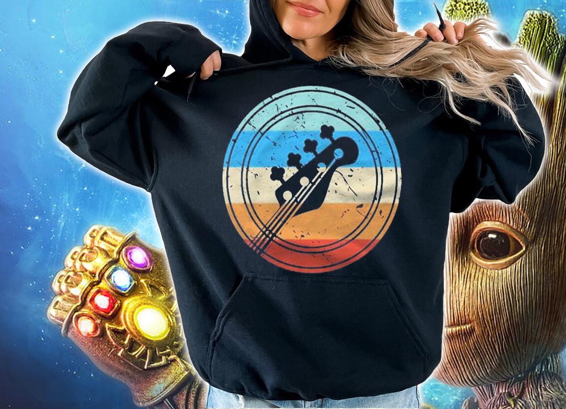 Retro Bass Guitar Musical Instrument Shirt t-shirt hoodie