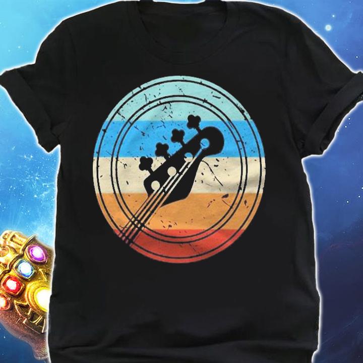 Retro Bass Guitar Musical Instrument Shirt t-shirt shirt