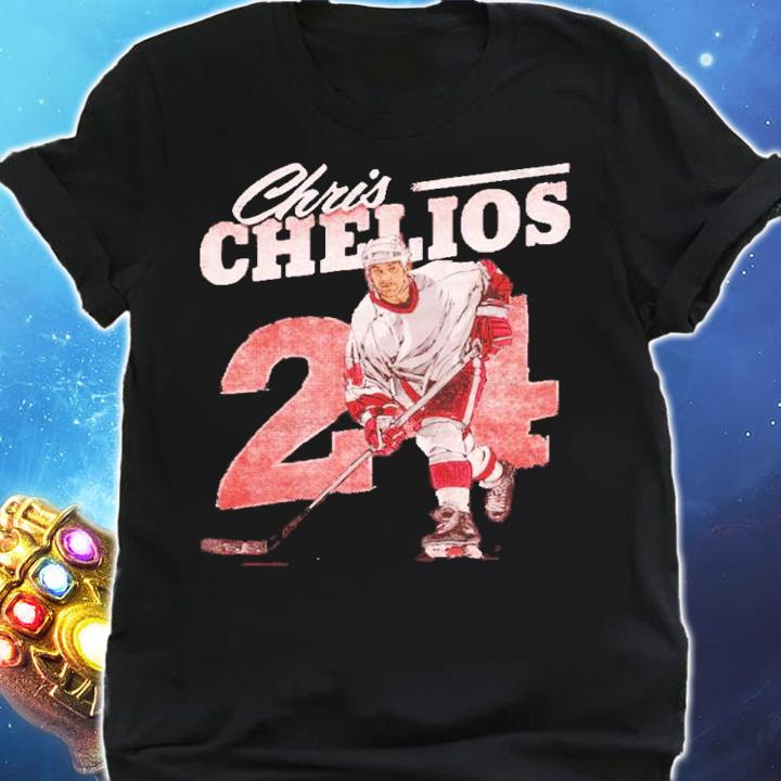 Chris Chelios Detroit Retro Hockey Signatures Shirt t-shirt shirt
