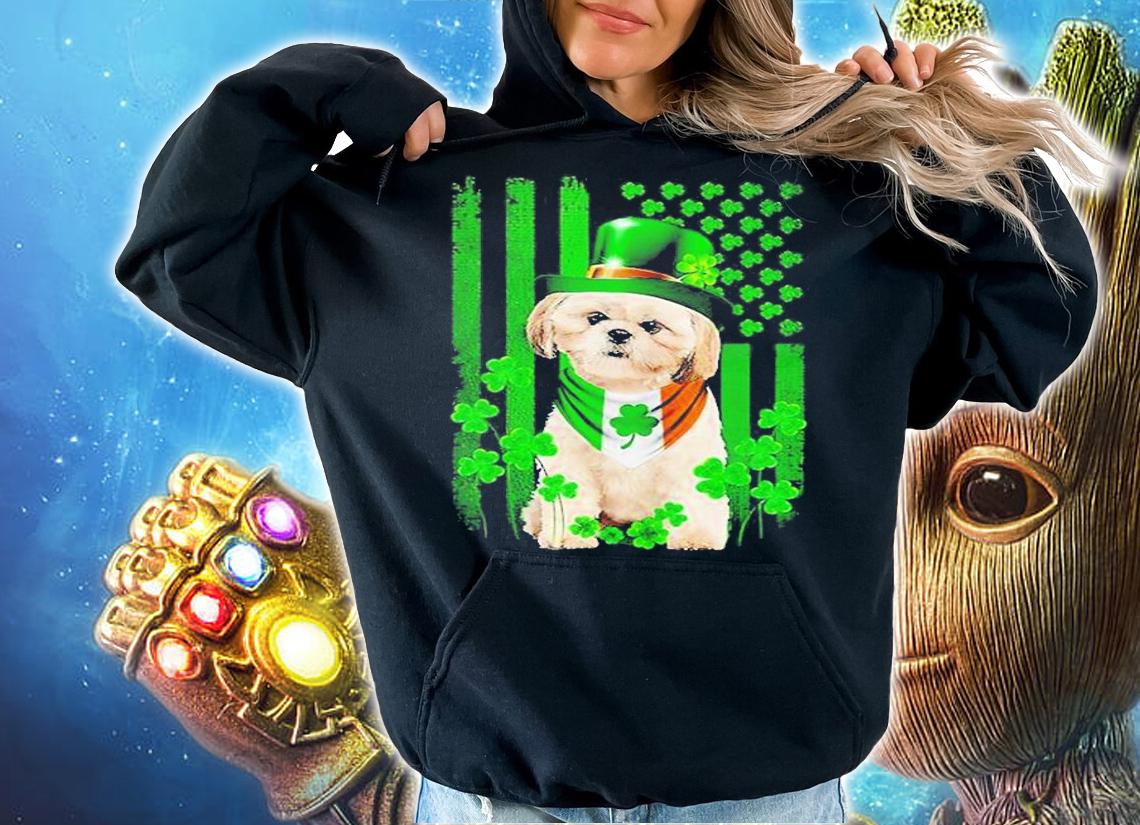Funny Leprechaun Shih Tzu St Patrick's Day T-Shirt t-shirt hoodie
