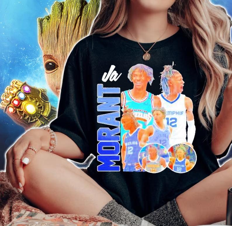 Ja Morant NBA Memphis Grizzlies T-Shirt t-shirt woman shirt