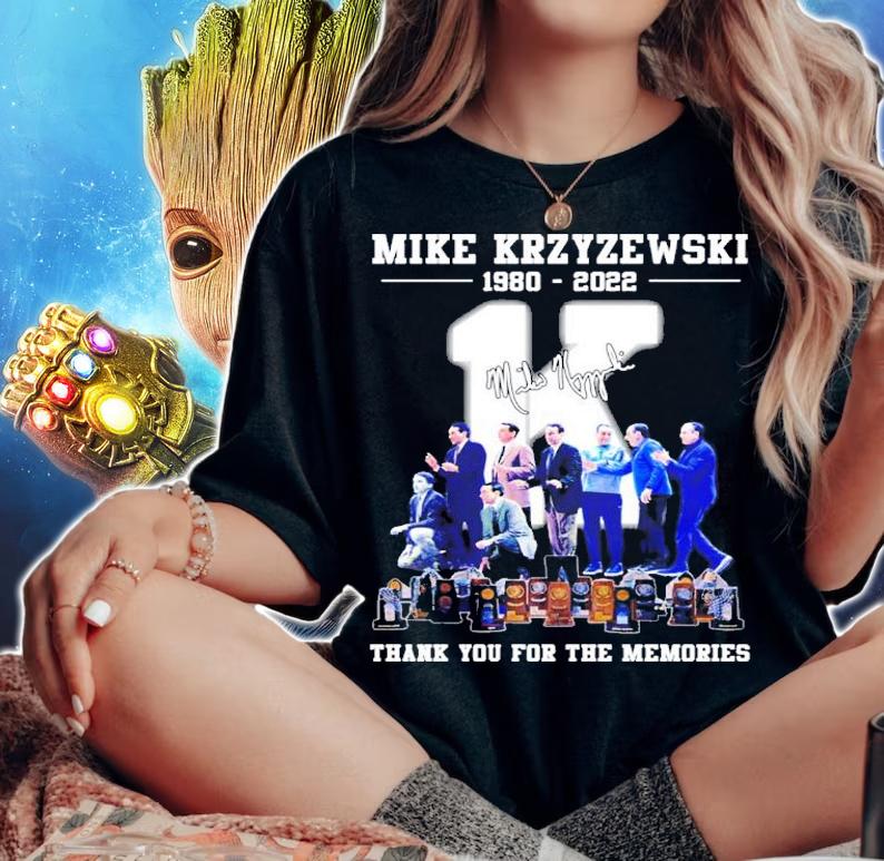 Mike Krzyzewski 1980-2022 signature thank you for the memories shirt t-shirt woman shirt